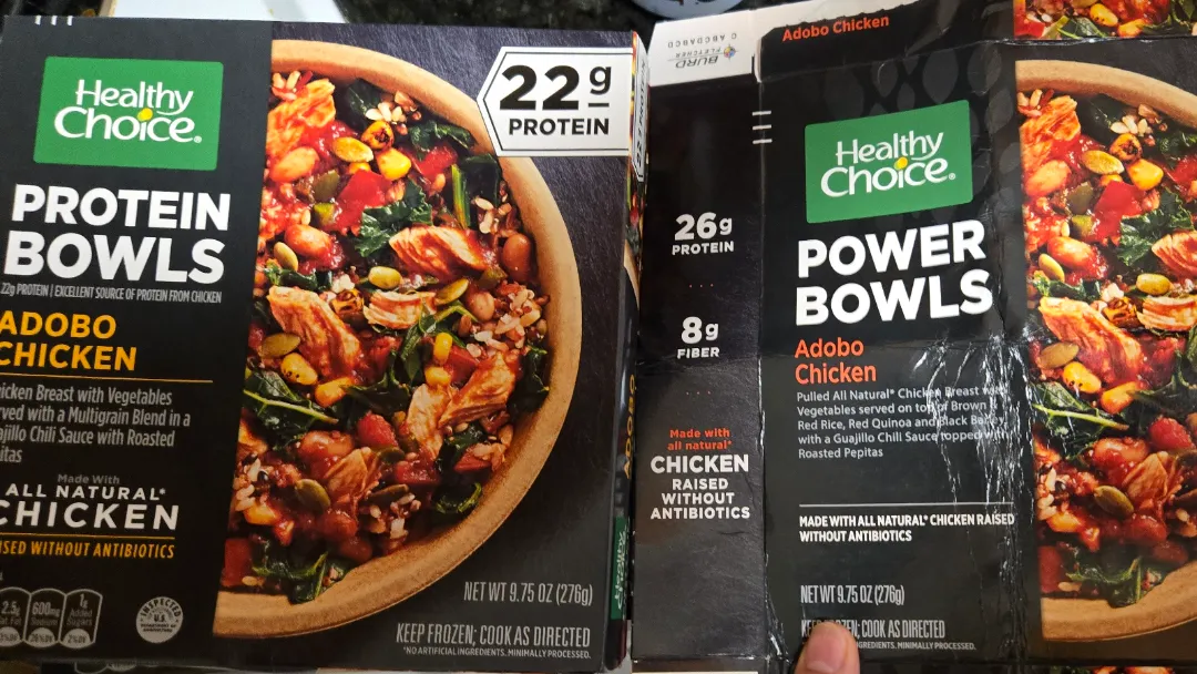 Healthy Choice Power Bowls/Protein Bowls