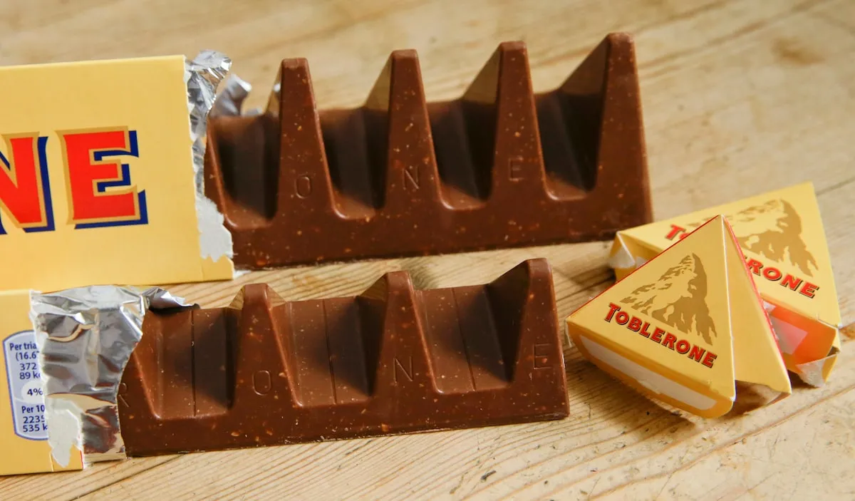 Toblerone Toblerone Swiss Chocolate Bar — 360g to 150g