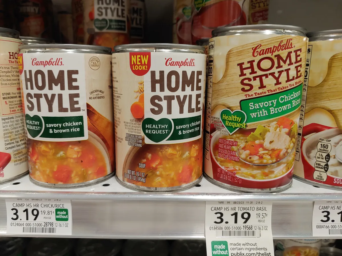 Campbell's Home Style Savory Chicken with Brown Rice package photo