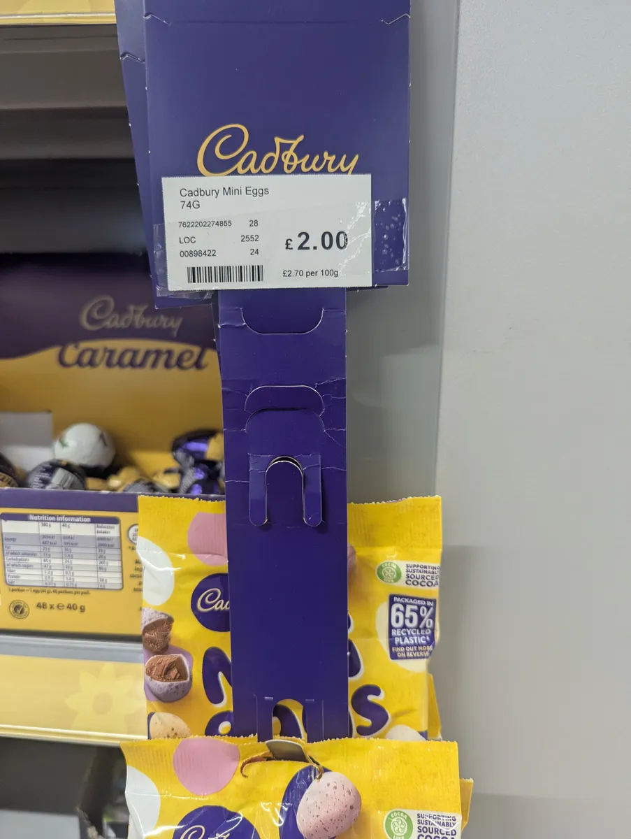 Cadbury Mini Eggs package photo