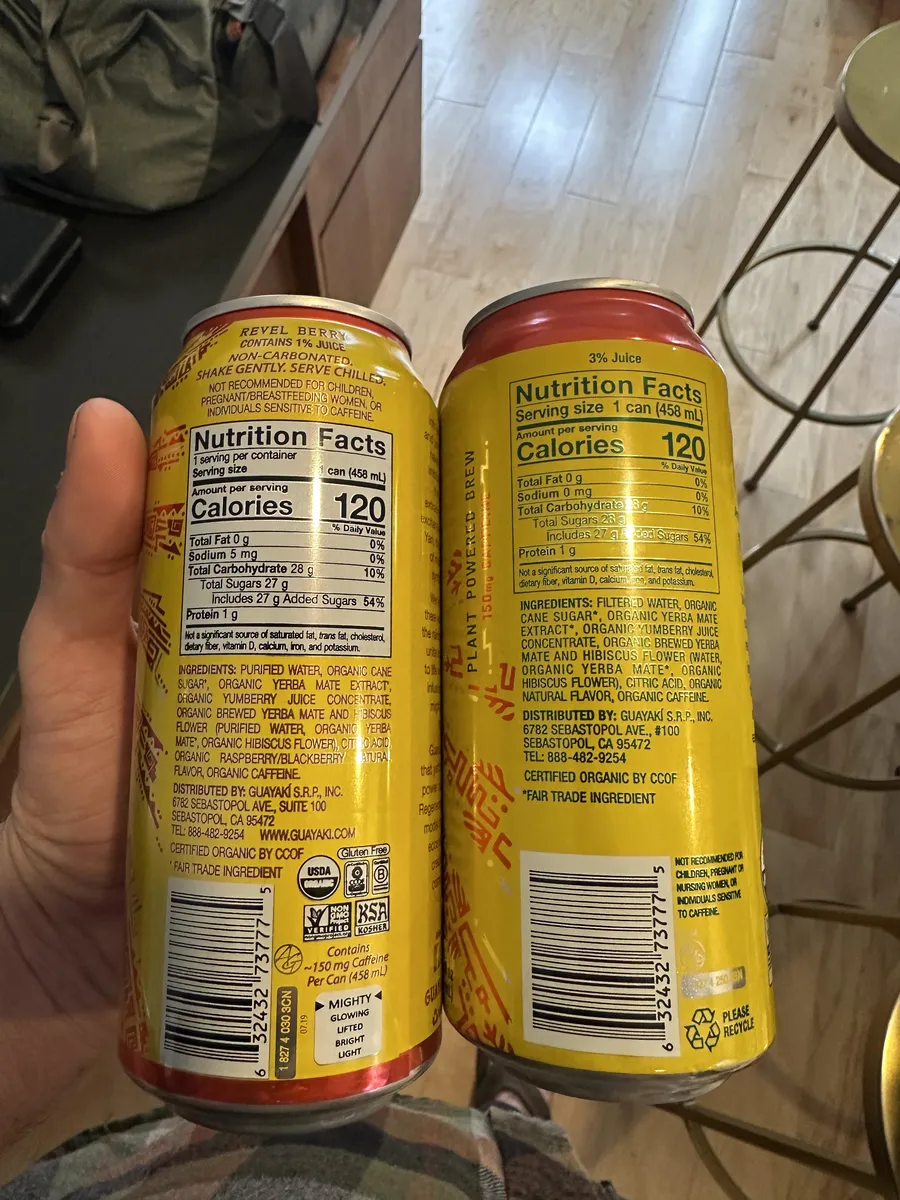 Guayaki Yerba Mate with Berry Juices