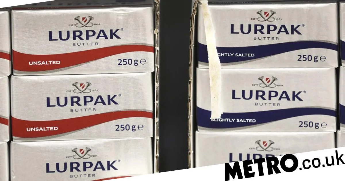 Lurpak Butter 250g — 250g to 200g