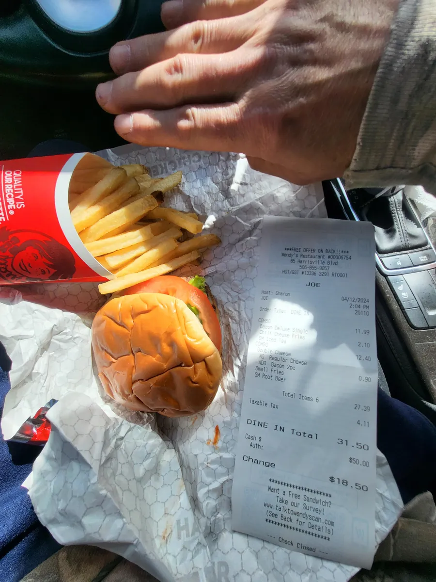 Wendy's Small Fries and Drink