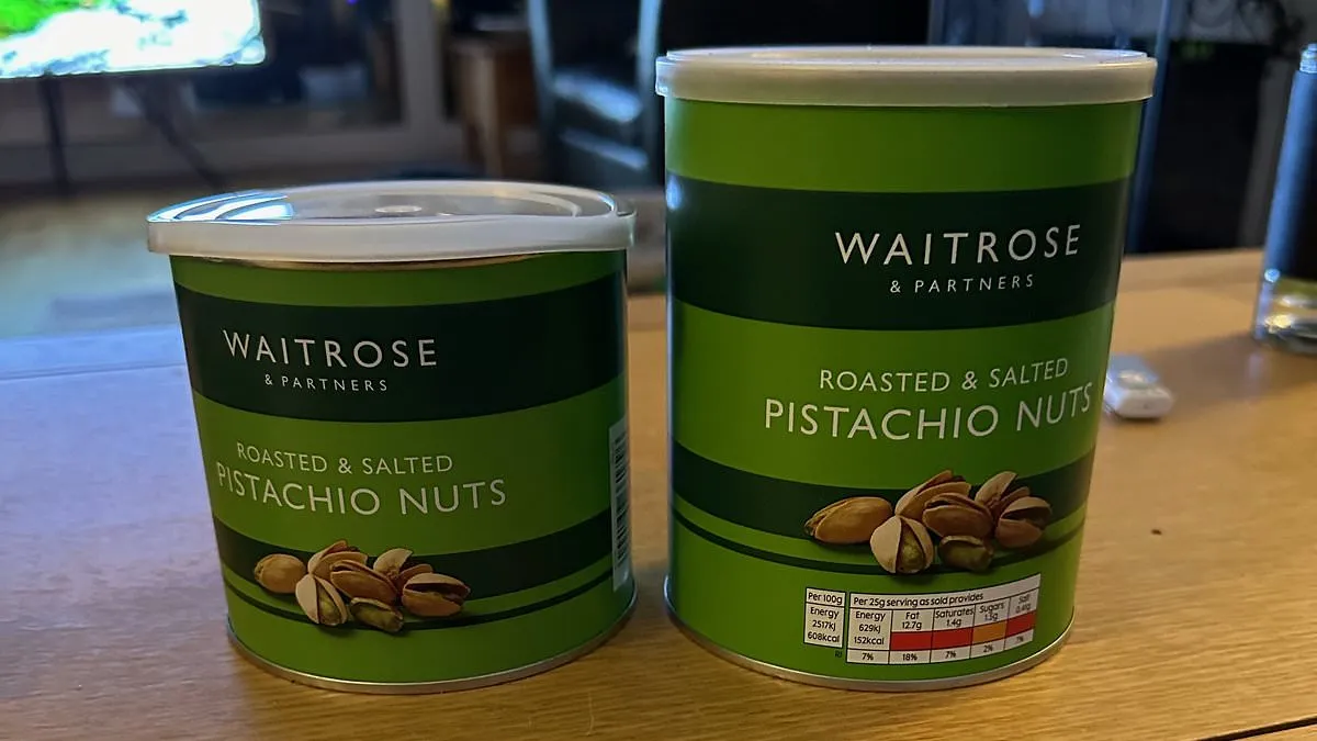 Waitrose Pistachio nuts (roasted and salted) — 350g to 250g